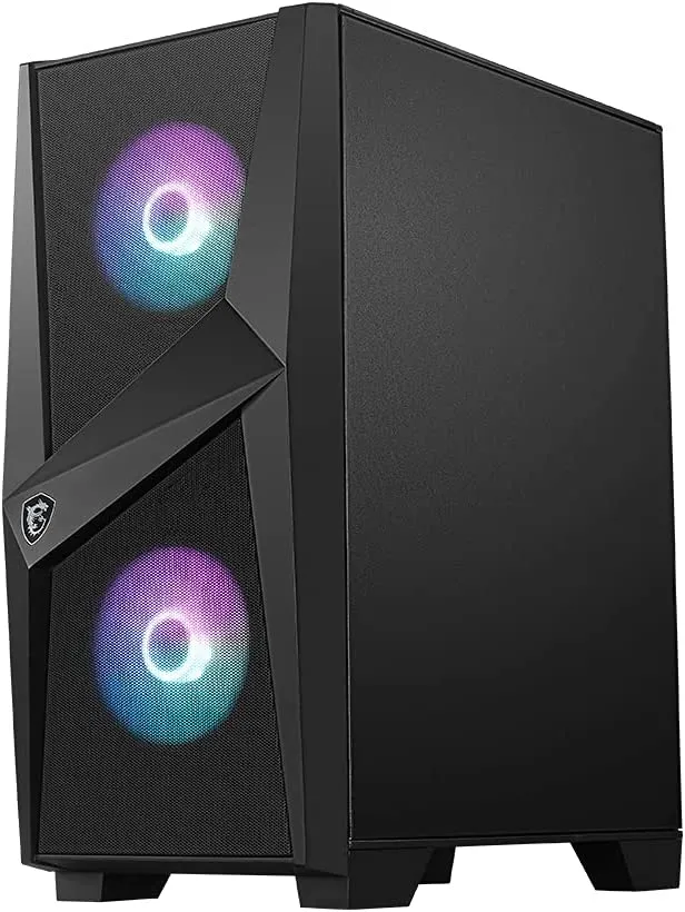 Компьютерный корпус MSI MAG FORGE 100R ATX/mATX/Mini-ITX 2x3.5", 3x2.5", 2xUSB 3.2 Gen1, Audio, Mic — фото 3