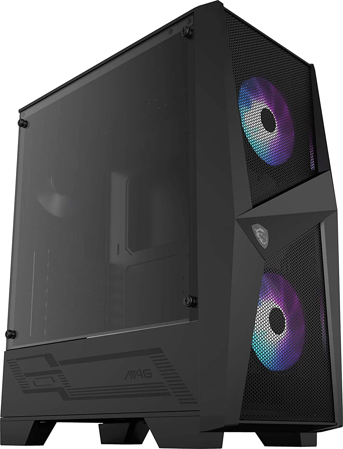 Компьютерный корпус MSI MAG FORGE 100R ATX/mATX/Mini-ITX 2x3.5", 3x2.5", 2xUSB 3.2 Gen1, Audio, Mic — фото 5