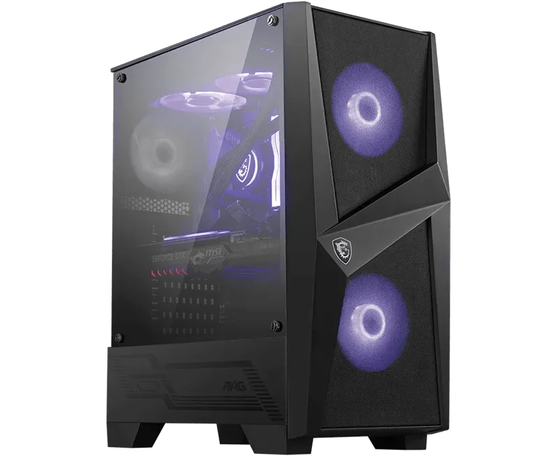 Компьютерный корпус MSI MAG FORGE 100M ATX/mATX/Mini-ITX 2x3.5", 3x2.5", 2xUSB 3.2 Gen1, Audio, Mic