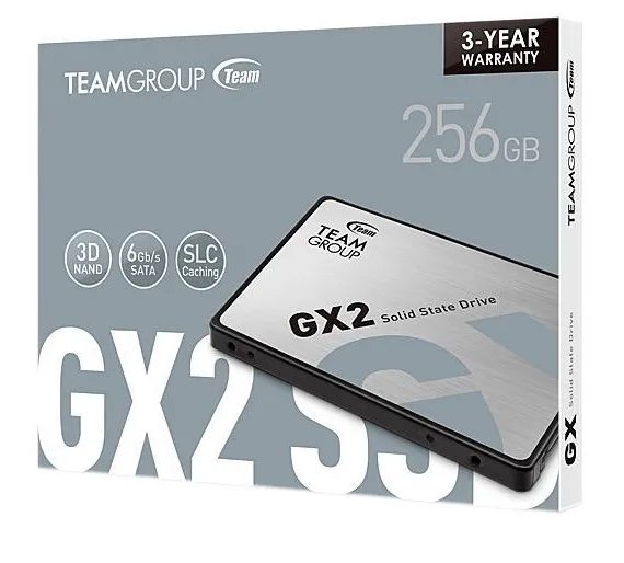 Твердотельный накопитель  256GB SSD TeamGroup GX2  2.5” SATA3 R500Mb/s, W400MB/s T253X2256G0C101 — фото 5