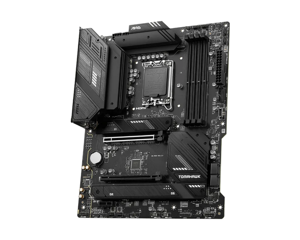 Материнская плата MSI MAG B760 TOMAHAWK WIFI LGA1700 4xDDR5 4xSATA3 RAID 3xM.2 HDMI DP ATX — фото 3
