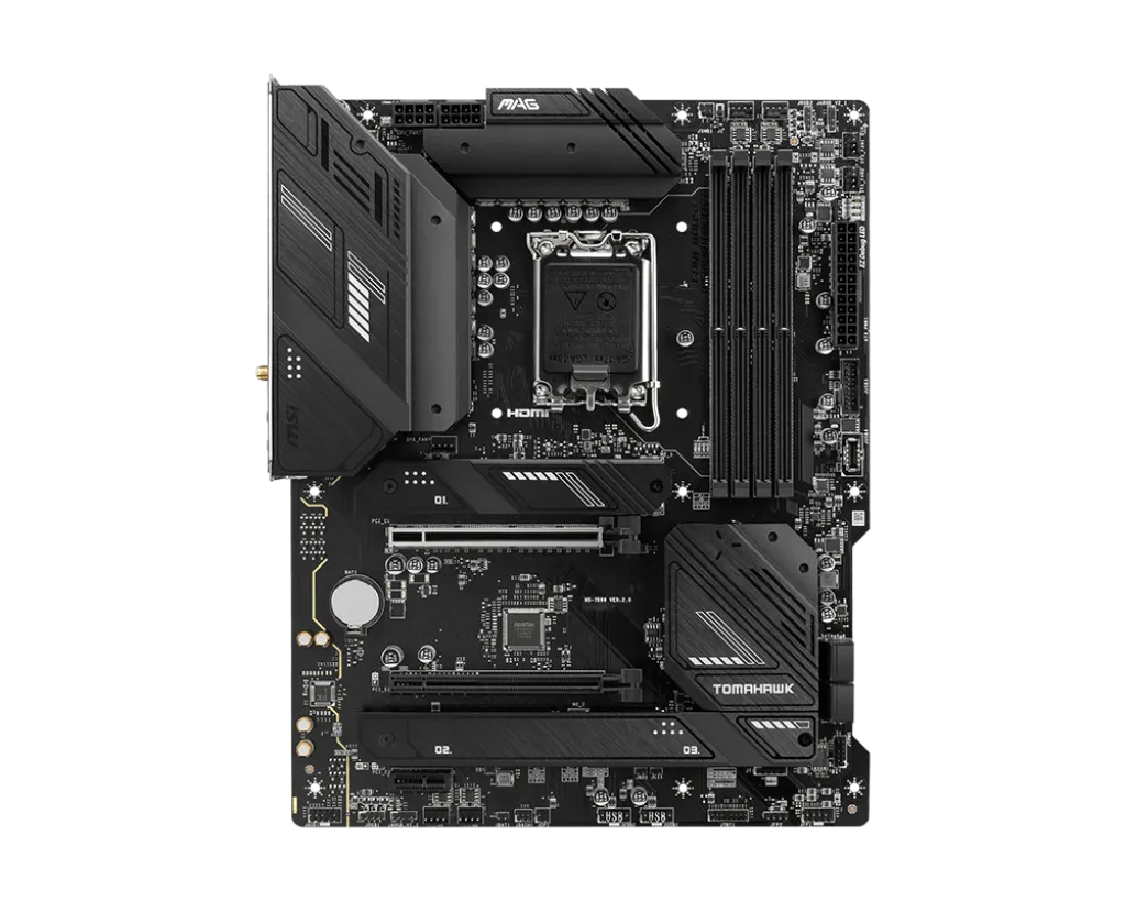 Материнская плата MSI MAG B760 TOMAHAWK WIFI LGA1700 4xDDR5 4xSATA3 RAID 3xM.2 HDMI DP ATX — фото 2