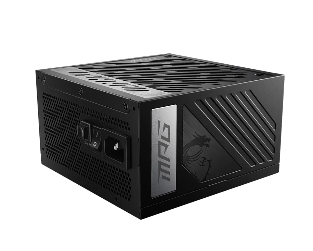 Блок питания MSI 1000W, MPG A1000G PCIE5, Full Modular, ATX, 80+ GOLD, КПД >90%, Fan 135mm, Черный — фото 3