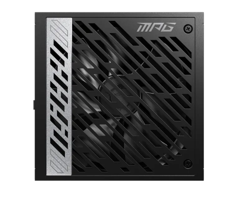 Блок питания MSI 1000W, MPG A1000G PCIE5, Full Modular, ATX, 80+ GOLD, КПД >90%, Fan 135mm, Черный