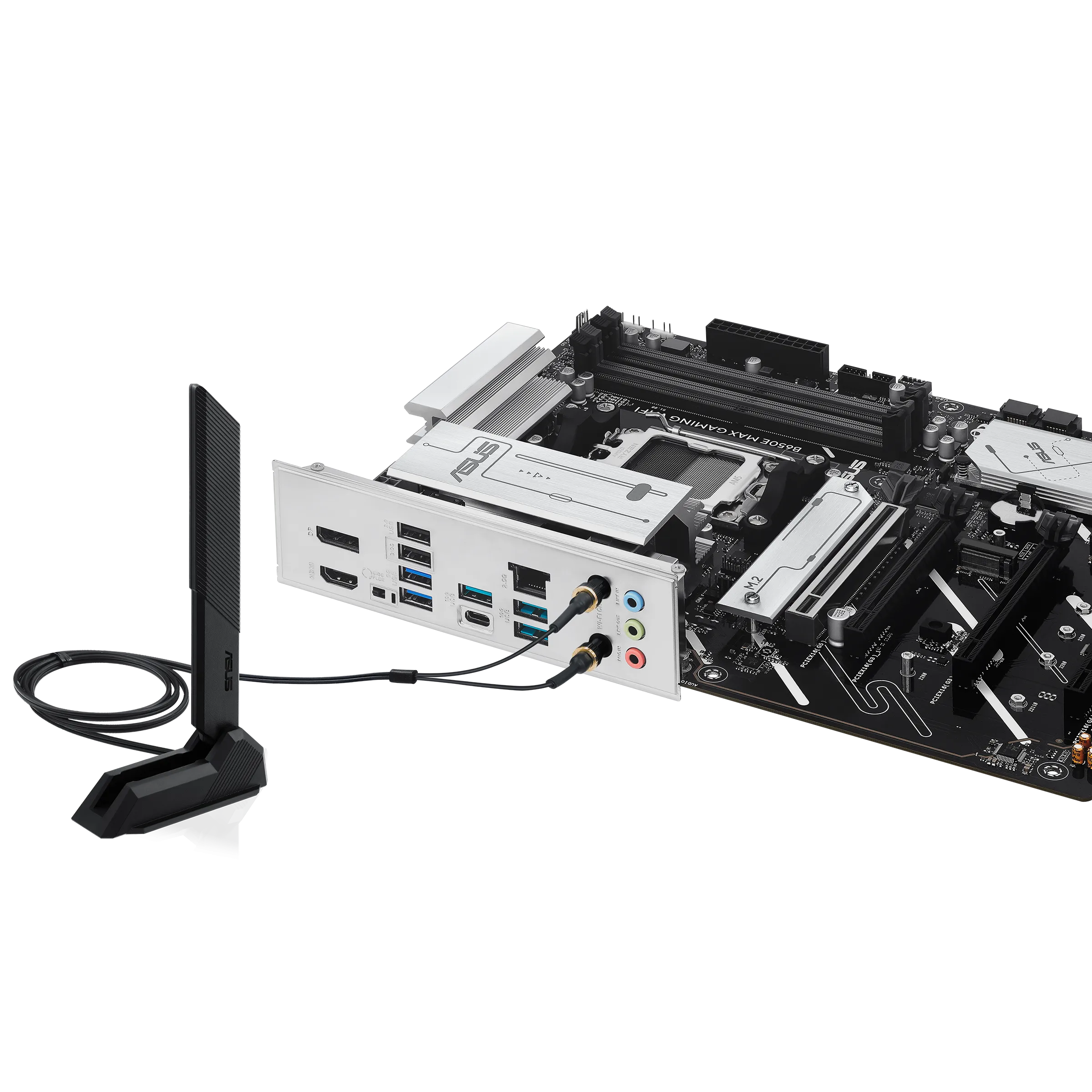 Материнская плата ASUS B650E MAX GAMING WIFI AM5 4xDDR5 4xSATA3 RAID 3xM.2 DP HDMI USB-C ATX — фото 4