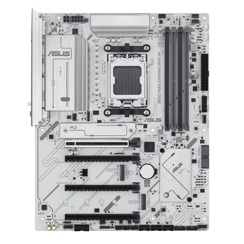 Материнская плата ASUS B850 MAX GAMING WIFI W AM5 4xDDR5 4xSATA3 RAID 3xM.2 HDMI DP USB-C ATX