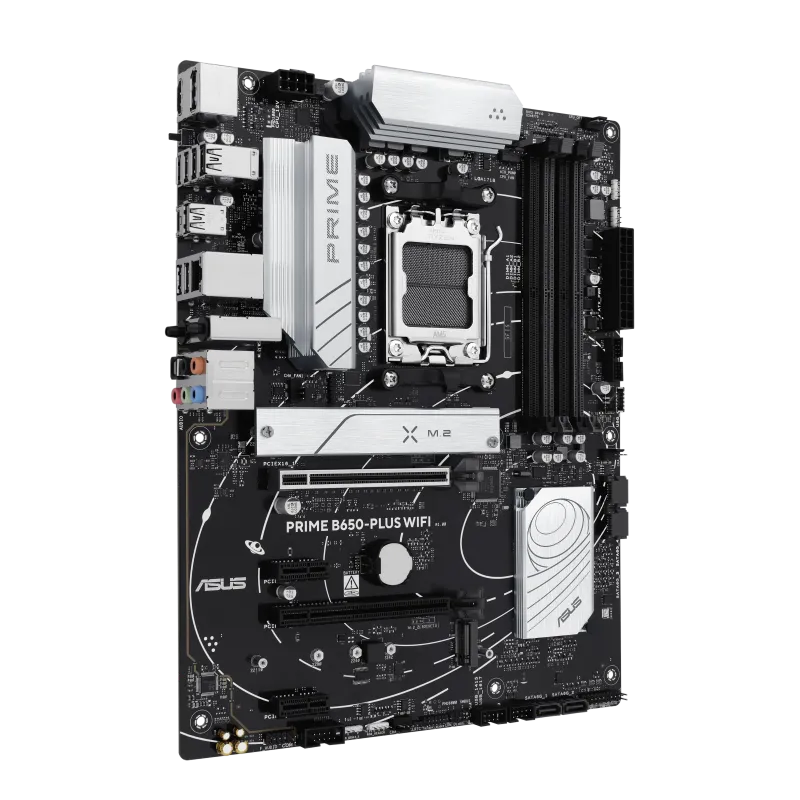 Материнская плата ASUS PRIME B650-PLUS WIFI AM5 4xDDR5 4xSATA3 RAID 2xM.2 HDMI DP ATX