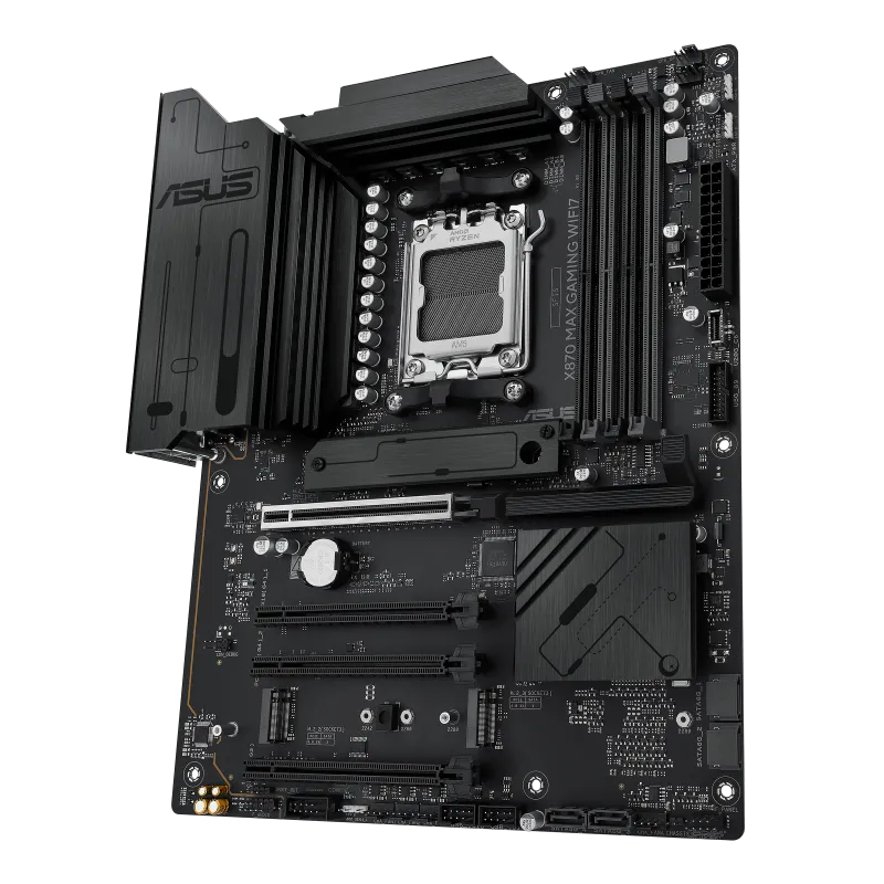 Материнская плата ASUS X870 MAX GAMING WIFI7 AM5 4xDDR5 4xSATA3 RAID 3xM.2 HDMI 2xUSB-C ATX — фото 3