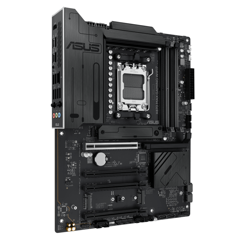 Материнская плата ASUS X870 MAX GAMING WIFI7 AM5 4xDDR5 4xSATA3 RAID 3xM.2 HDMI 2xUSB-C ATX