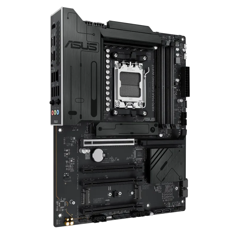 Материнская плата ASUS X870 MAX GAMING WIFI7 AM5 4xDDR5 4xSATA3 RAID 3xM.2 HDMI 2xUSB-C ATX — фото 2
