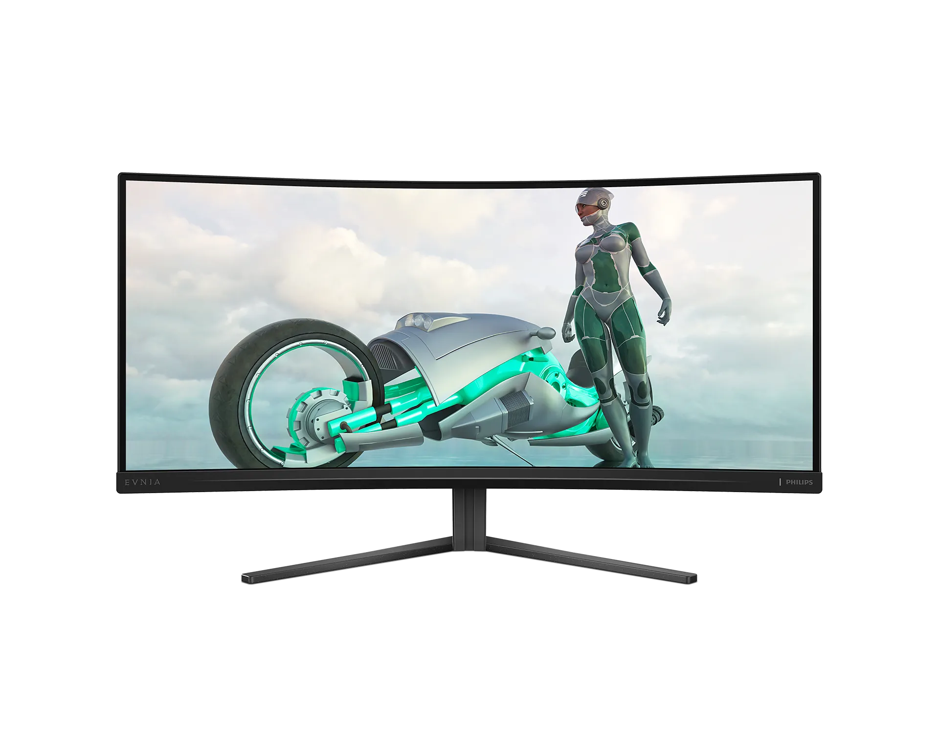 Монитор 34" PHILIPS 34M2C3500L/01 VA 3440x1440 180Hz R1500 300кд/м 0,5мс 4000:1 1DP 2HDMI