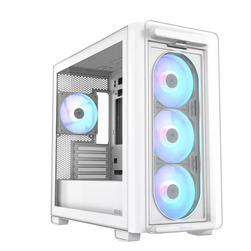 Корпус ASUS A23 PLUS TG ARGB WHITE mATX/mITX A23 PLUS TG/ARGB FANS/WHT//