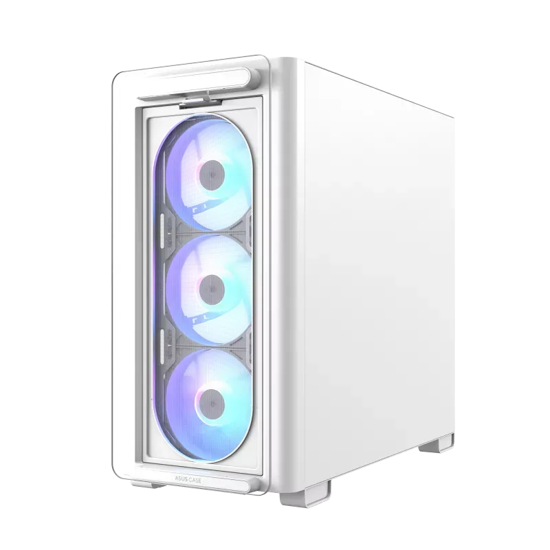 Корпус ASUS A23 PLUS TG ARGB WHITE mATX/mITX A23 PLUS TG/ARGB FANS/WHT// — фото 4
