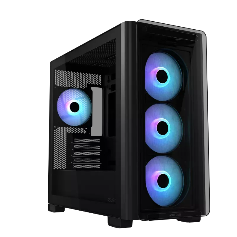 Корпус ASUS A23 PLUS TG ARGB BLACK mATX/mITX/ A23 PLUS TG/ARGB FANS