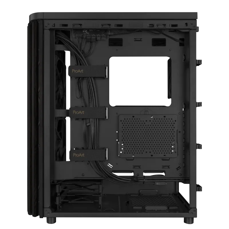 Корпус ASUS PROART PA401 WOOD TG PWM BLACK ATX 90DC00M0-B39000 — фото 6