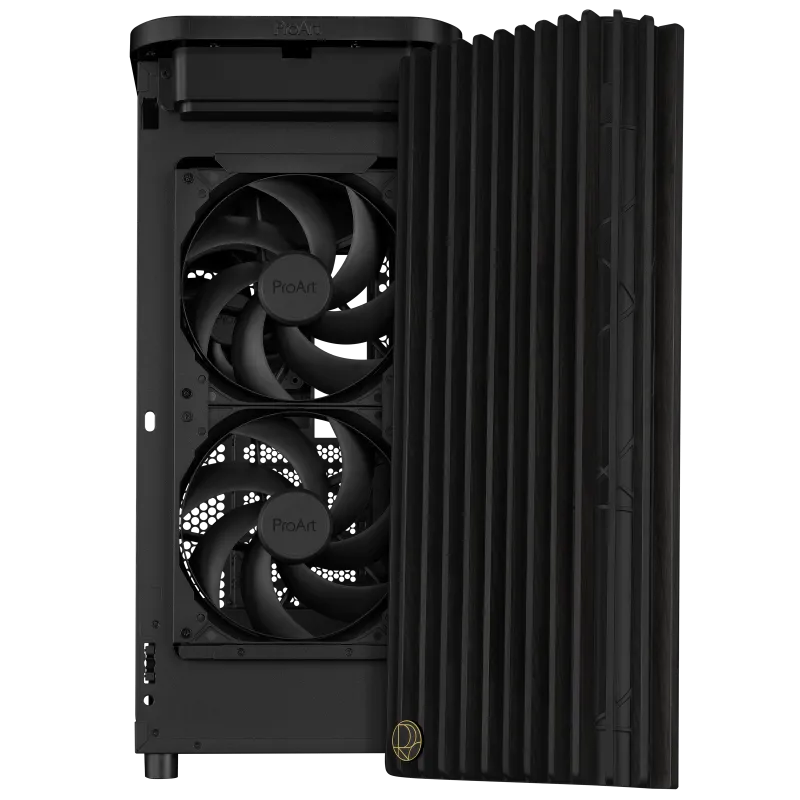 Корпус ASUS PROART PA401 WOOD TG PWM BLACK ATX 90DC00M0-B39000 — фото 5