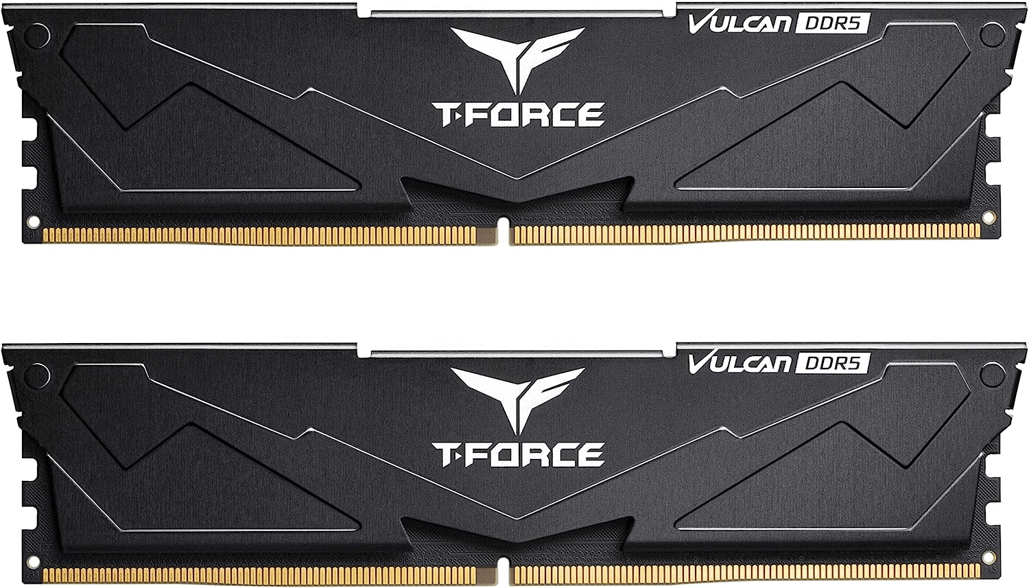 Оперативная память 32GB Kit (2x16GB) 6000MHz DDR5 Team Group VULCAN CL30 Black FLBD532G6000HC30DC01