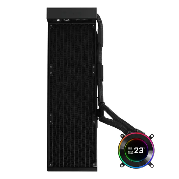 Водяное охлаждение для CPU Lian Li Hydroshift lI LCD-C 360N FAN LESS Black G89.GHS2LCD36B.00