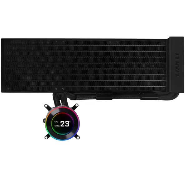 Водяное охлаждение для CPU Lian Li Hydroshift lI LCD-C 360N FAN LESS Black G89.GHS2LCD36B.00 — фото 2