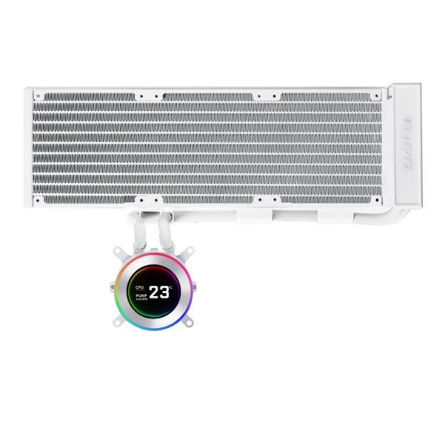 Водяное охлаждение для CPU Lian Li Hydroshift lI LCD-C 360N FAN LESS White G89.GHS2LCD36W.00