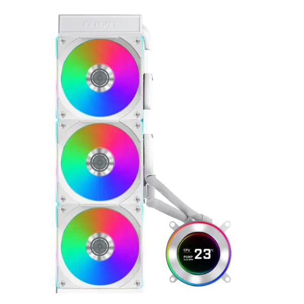 Водяное охлаждение для CPU Lian Li Hydroshift Il LCD-C 360CL 3x120mm White G89.GHS2LCD36RW.00