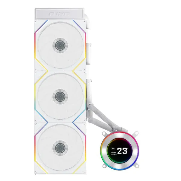 Водяное охлаждение для CPU Lian Li Hydroshift lI LCD-C 360TL 3x120mm White G89.GHS2LCD36TW.00