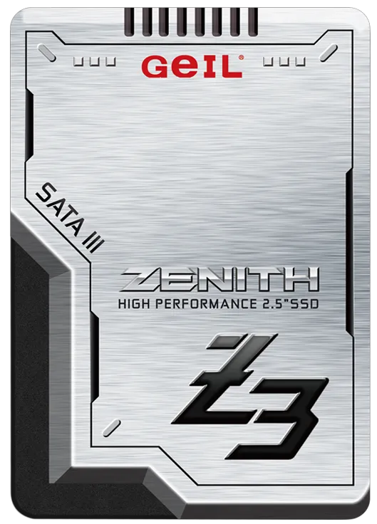 Твердотельный накопитель 1000GB SSD GEIL GZ25Z3-1TBP ZENITH Z3 Series2.5” SATAIII R520MB/s W470MB/s