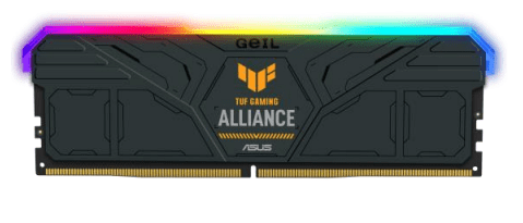 Оперативная память 64GB Kit (2x32GB) GEIL GEMINI RGB TUF 5600Mhz DDR5 CL38 GMST564GB5600C38ADC Black
