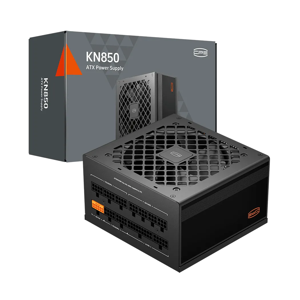 Блок питания PCCooler  850W, KN850, Full Modular, 80+ GOLD, ≥90.5%, Fan 120mm, Черный, P3-KN850-G1F