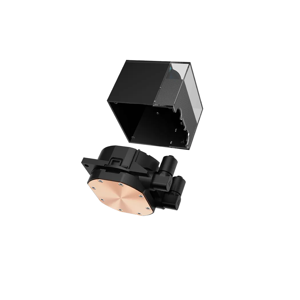Водяное охлаждение для CPU PCCooler DS360 Display BK TDP 310W 115X/1200/1700/1851/AM4/AM5 Черный — фото 5