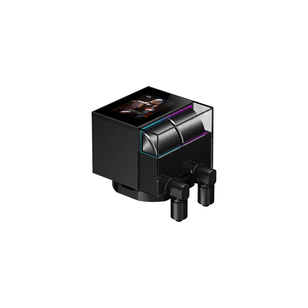 Водяное охлаждение для CPU PCCooler DS360 Display BK TDP 310W 115X/1200/1700/1851/AM4/AM5 Черный — фото 3