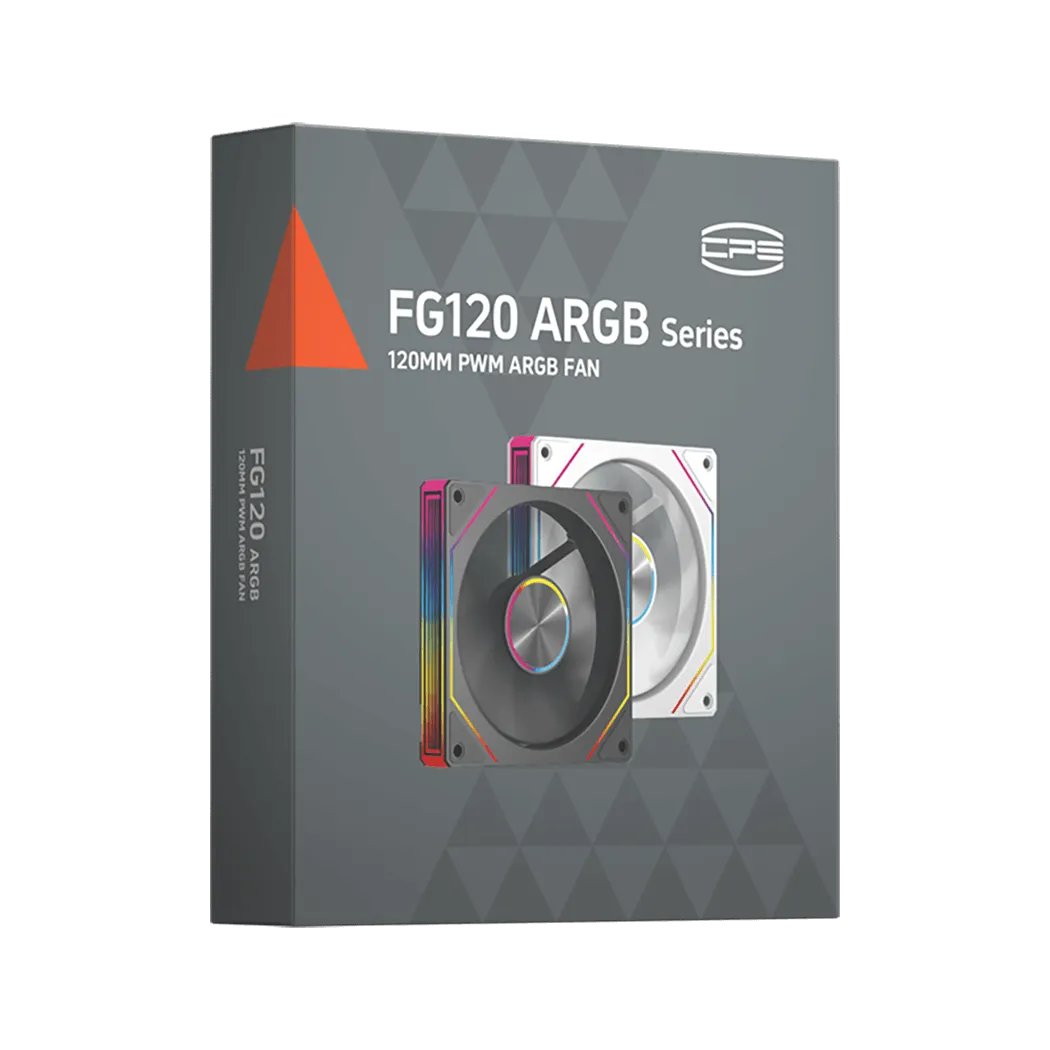 Вентилятор для корпуса PCCooler FG120 ARGB BK 1x(120x120x25mm) 800-1800 RPM 54CFM Black — фото 4