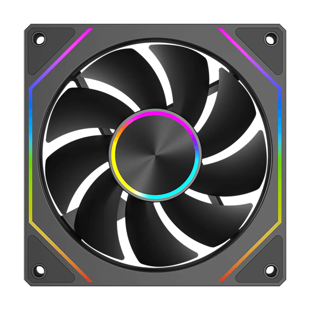 Вентилятор для корпуса PCCooler FG120 ARGB BK 1x(120x120x25mm) 800-1800 RPM 54CFM Black — фото 2
