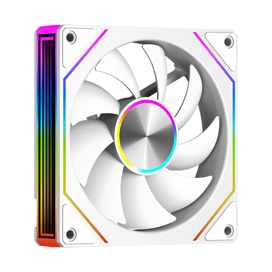 Вентилятор для корпуса PCCooler FG120 ARGB WH 1x(120x120x25mm) 800-1800 RPM 54CFM White — фото 2