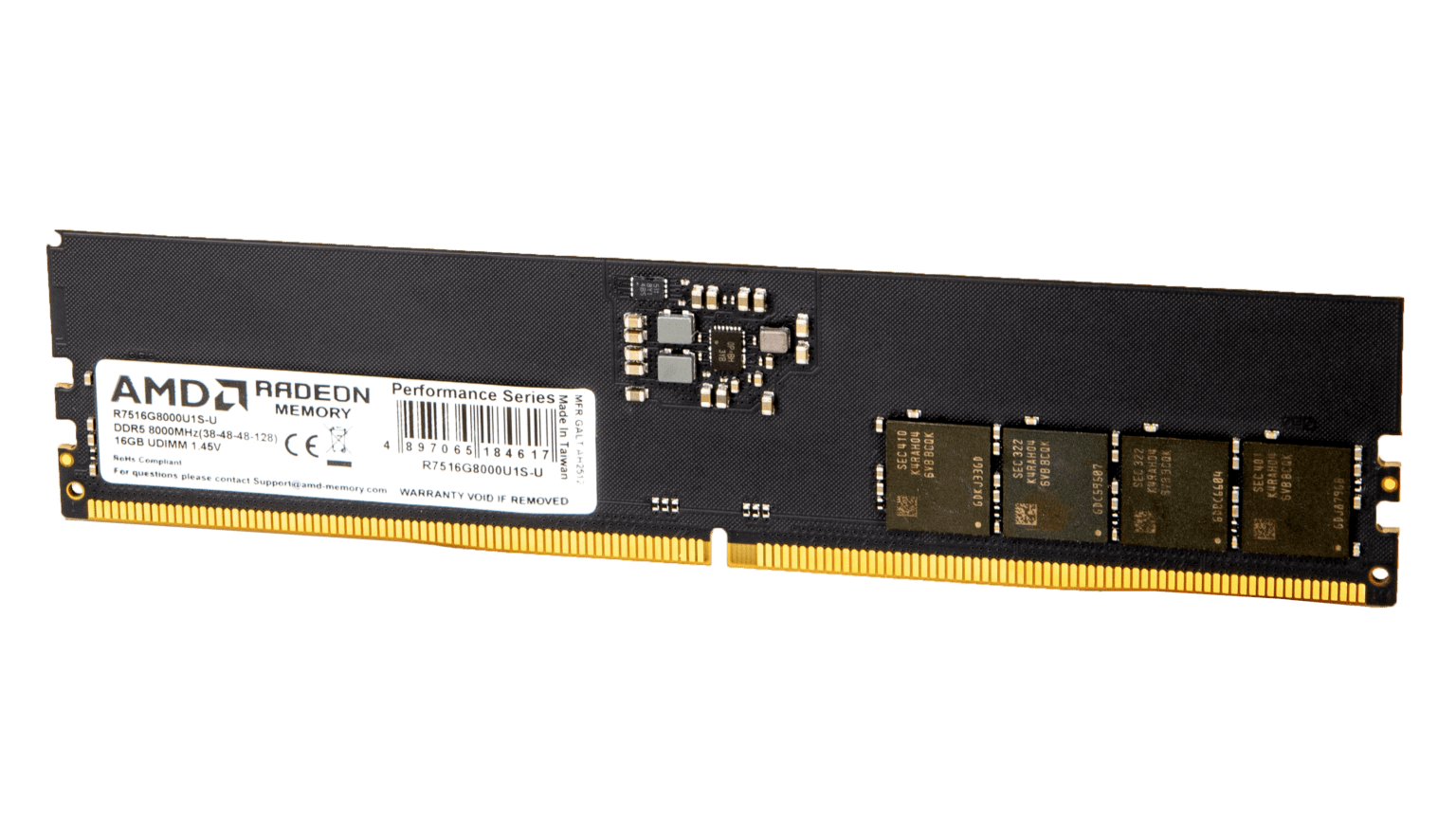 Оперативная память 16GB DDR5 6000MHz AMD Radeon R7 UDIMM CL36 1.35V R7516G6000U1S-U