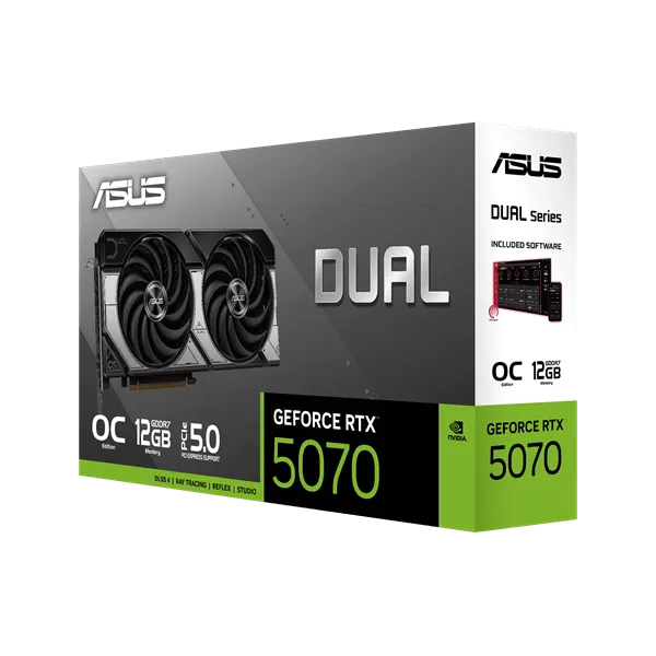 ASUS Video Card NVIDIA RTX 5070 12 GB GDDR7 192 bit 1x HDMI 2.1b 3x DisplayPort 2.1b — фото 9