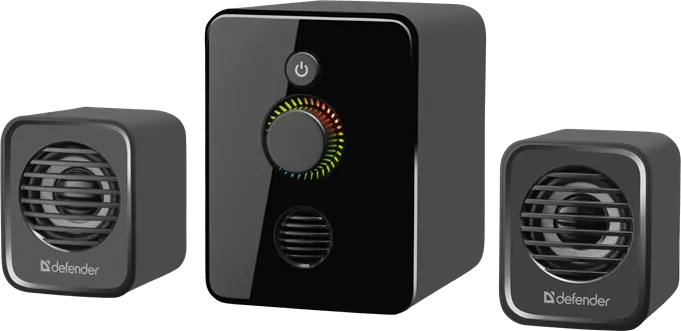 Активная акустическая 2.1 система Defender V12. Питание от USB. Светодиодная подсветка.
