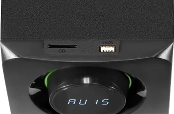 Колонки Defender Eclipse (2.1) - Black, 40Вт (2х10+20) RMS, 40Hz-20kHz, SD, USB, FM, MP3, LED — фото 5