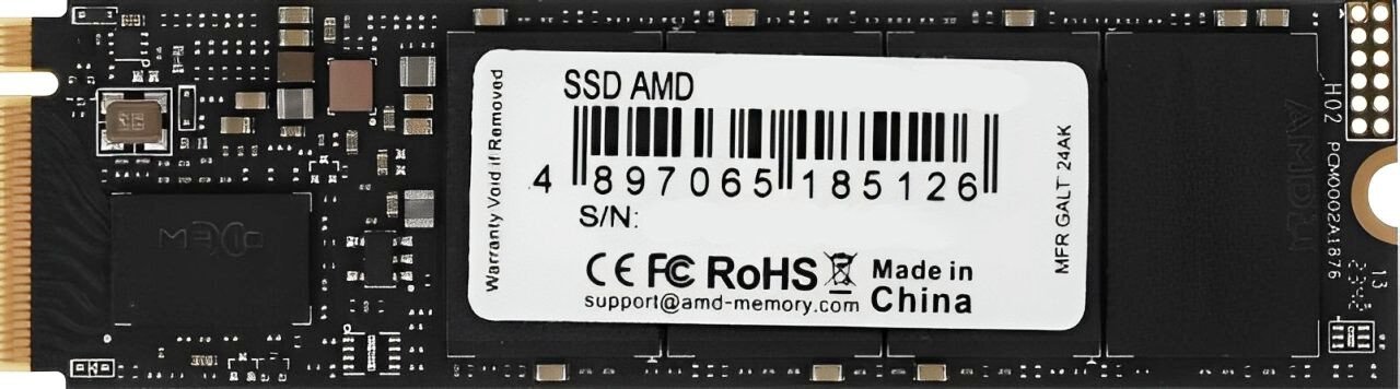 Твердотельный накопитель 4096GB SDD AMD RADEON R3 Series M.2 PCIe 4.0 2280 R7300/W6500 R3MP44096G8