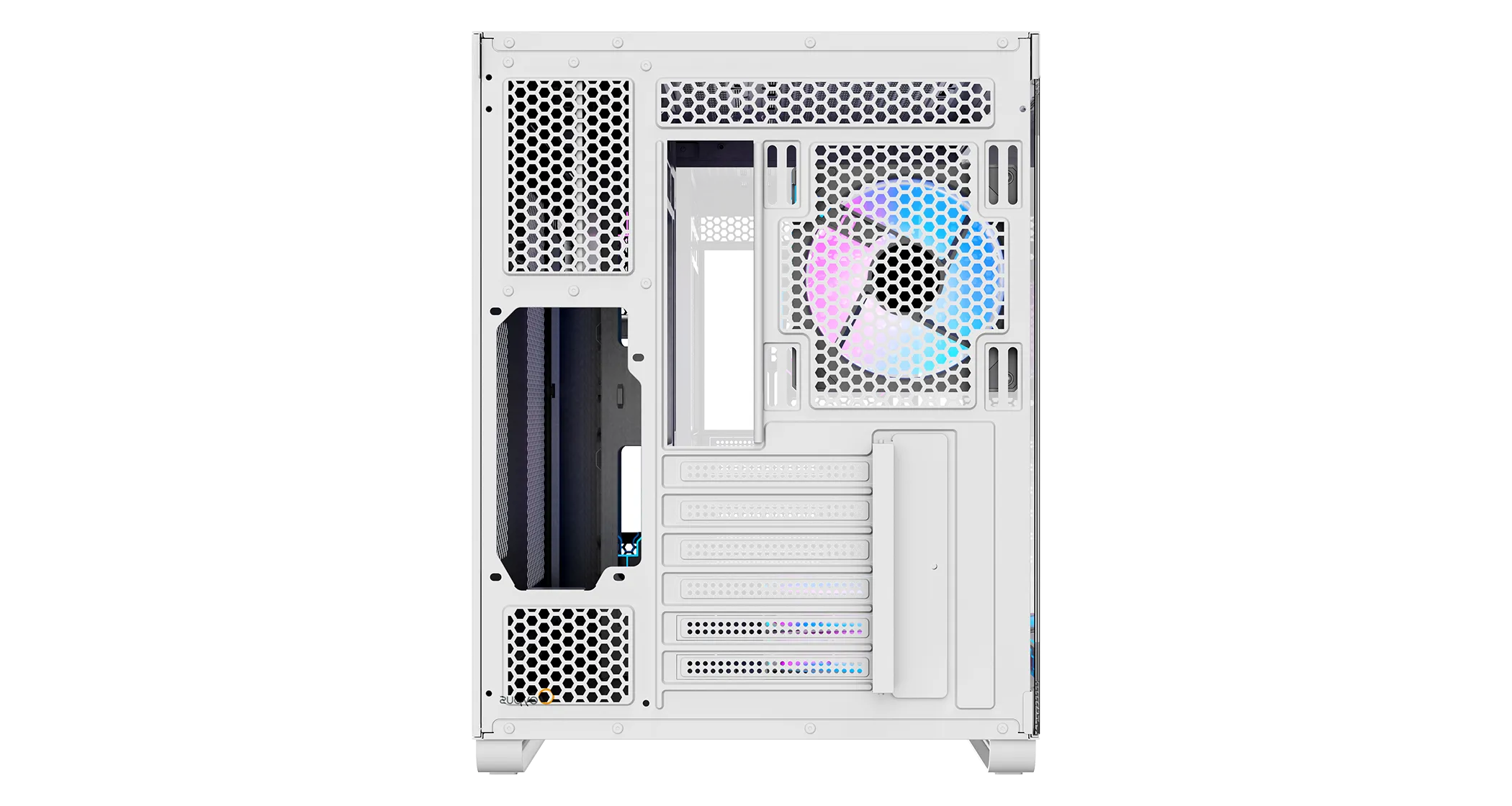 Корпус Ocypus Iota C70 WH ARGB ATX/mATX/mITX 2xUSB, Type-C, Белый, Iota-C70-WHD600XX-GL — фото 4