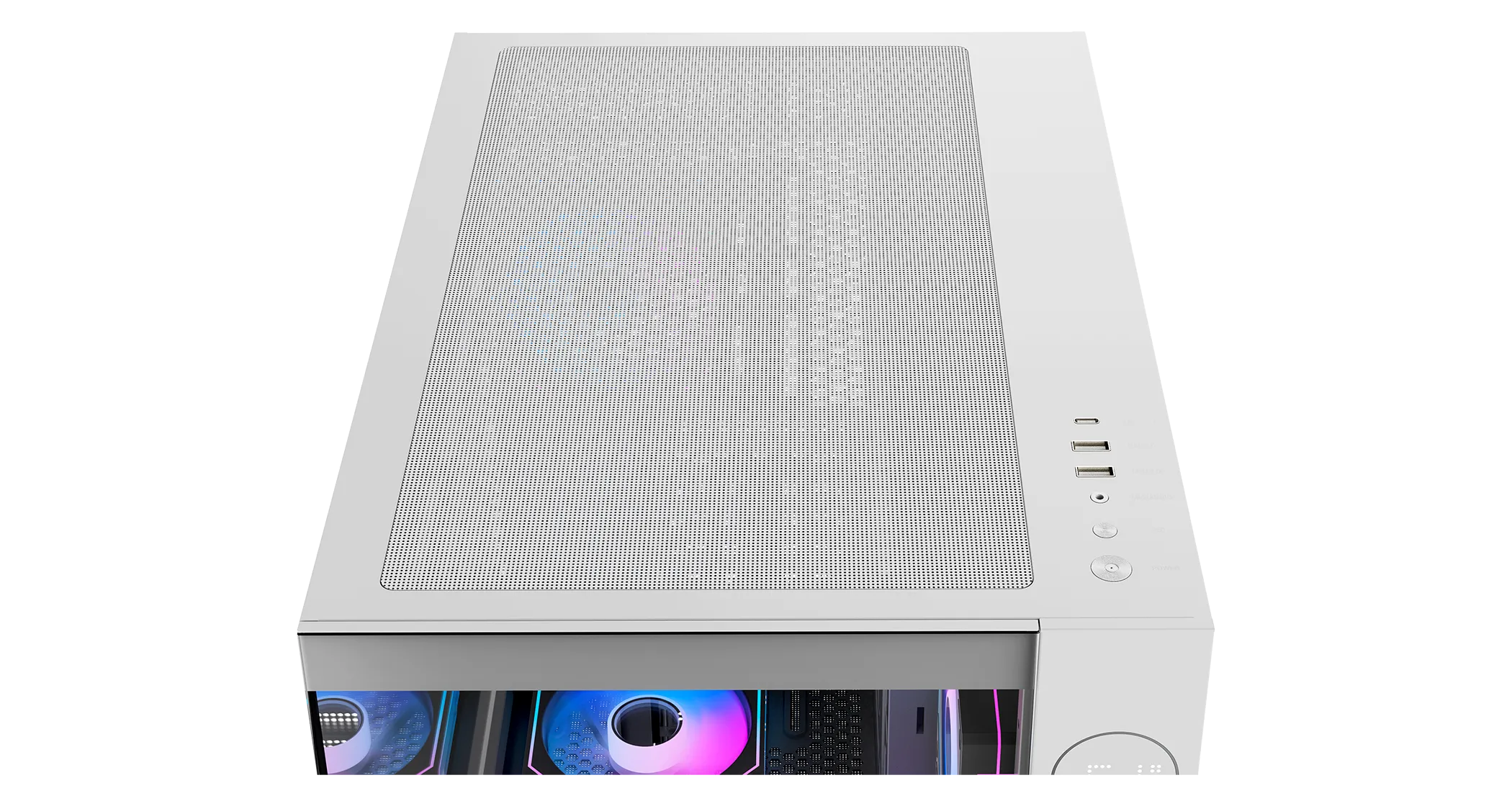 Корпус Ocypus Iota C70 WH ARGB ATX/mATX/mITX 2xUSB, Type-C, Белый, Iota-C70-WHD600XX-GL — фото 7