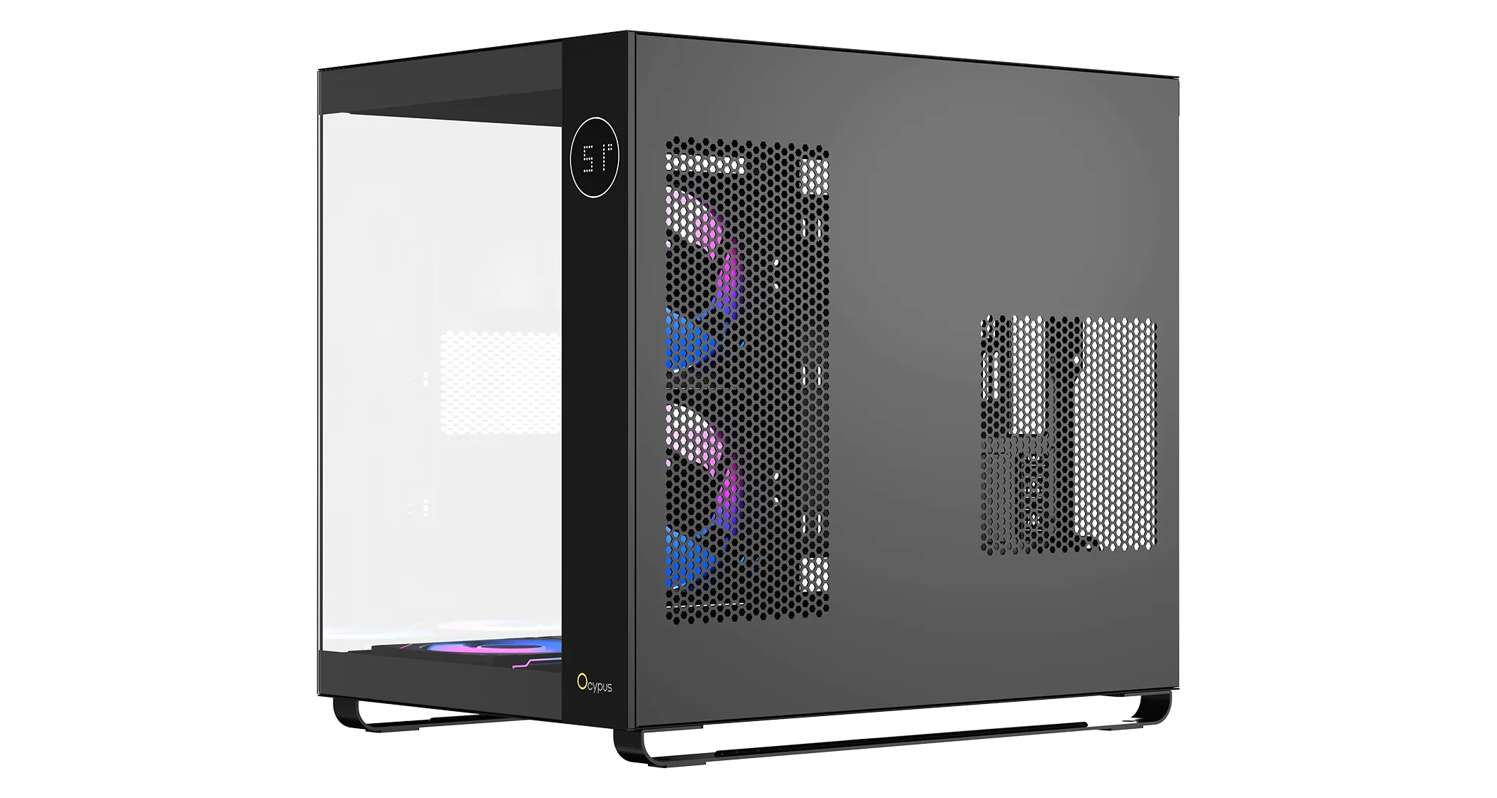 Корпус Ocypus Iota C70 BK ARGB ATX/mATX/mITX 2xUSB, Type-C, Черный, Iota-C70-BKD600XX-GL — фото 3