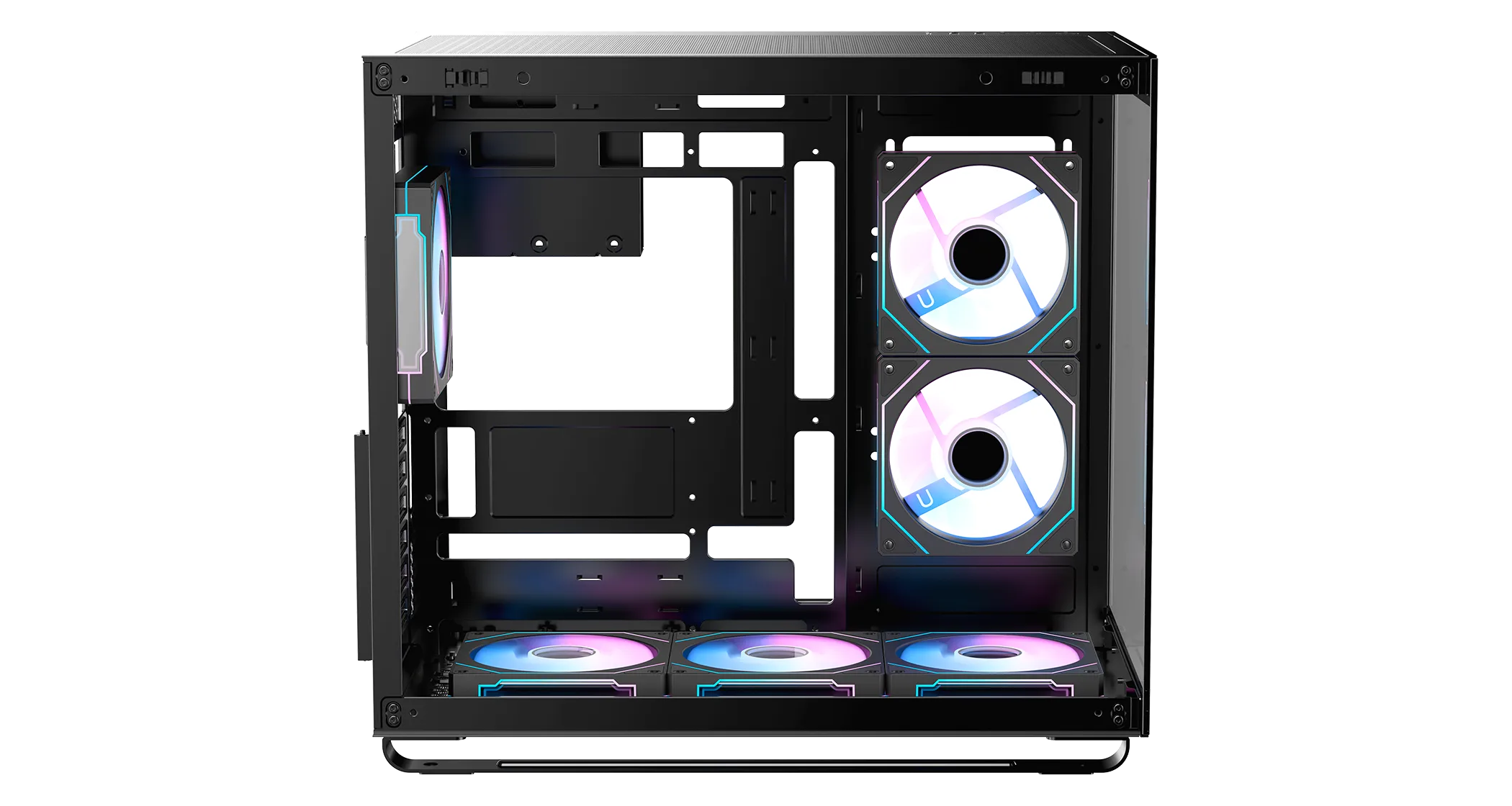 Корпус Ocypus Iota C70 BK ARGB ATX/mATX/mITX 2xUSB, Type-C, Черный, Iota-C70-BKD600XX-GL — фото 5