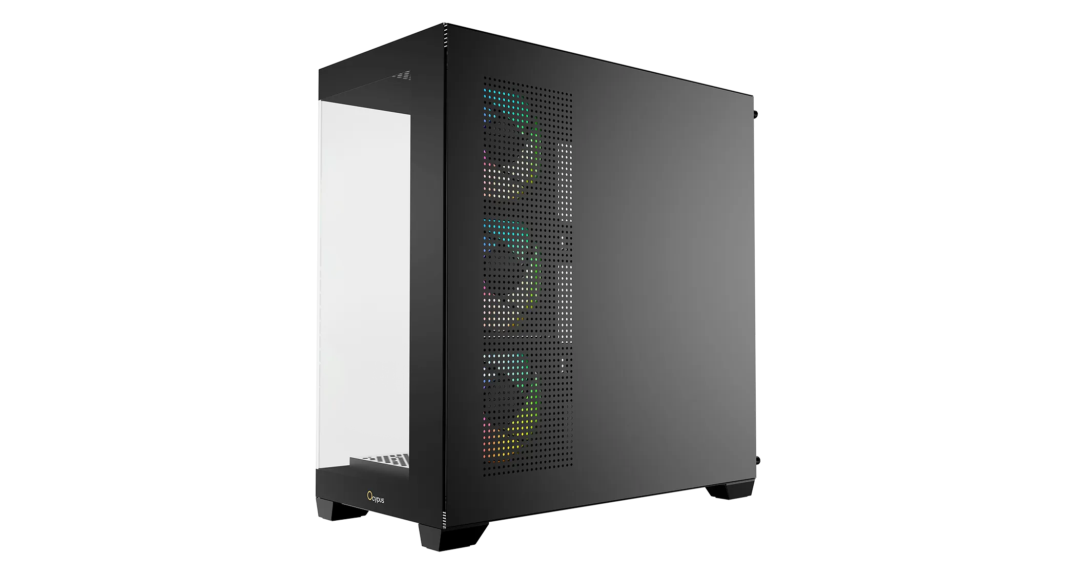 Корпус Ocypus Gamma C72 BK ARGB ATX/mATX/ITX 3xUSB Черный Gamma-C72-BKD400XX-GL — фото 3
