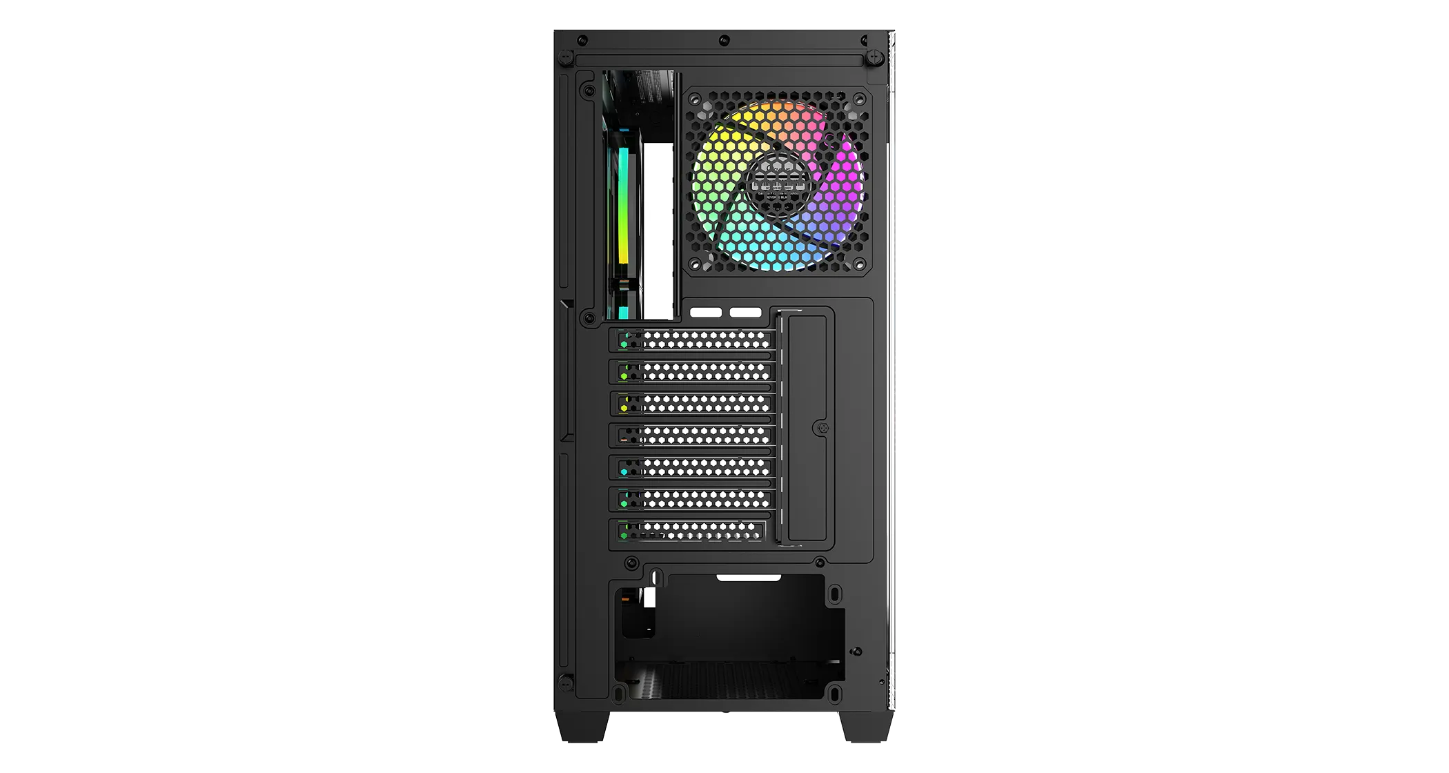 Корпус Ocypus Gamma C72 BK ARGB ATX/mATX/ITX 3xUSB Черный Gamma-C72-BKD400XX-GL — фото 4