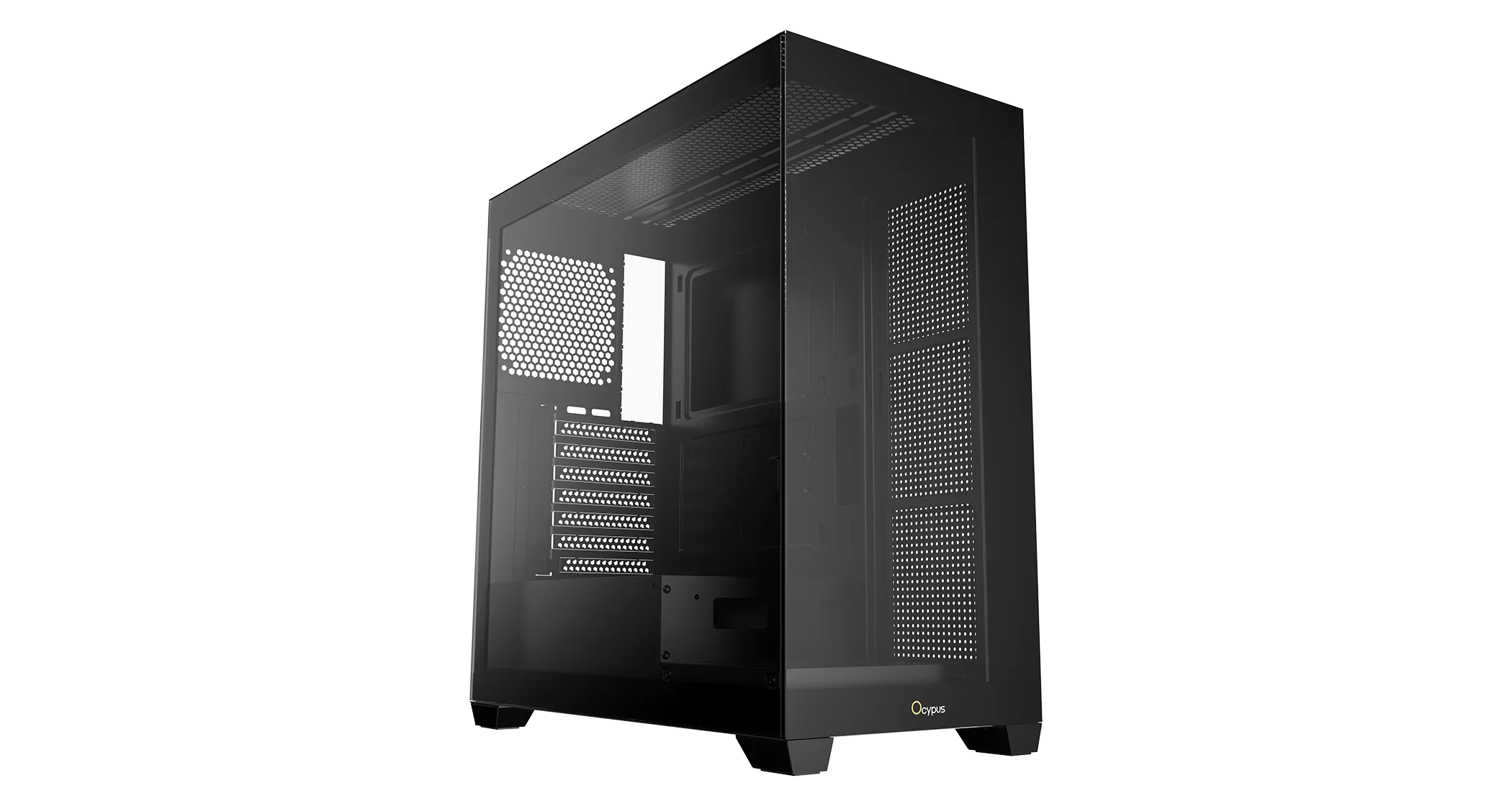 Корпус Ocypus Gamma C72 BK ATX/mATX/ITX 3xUSB Черный Gamma-C72-BKD000XX-GL