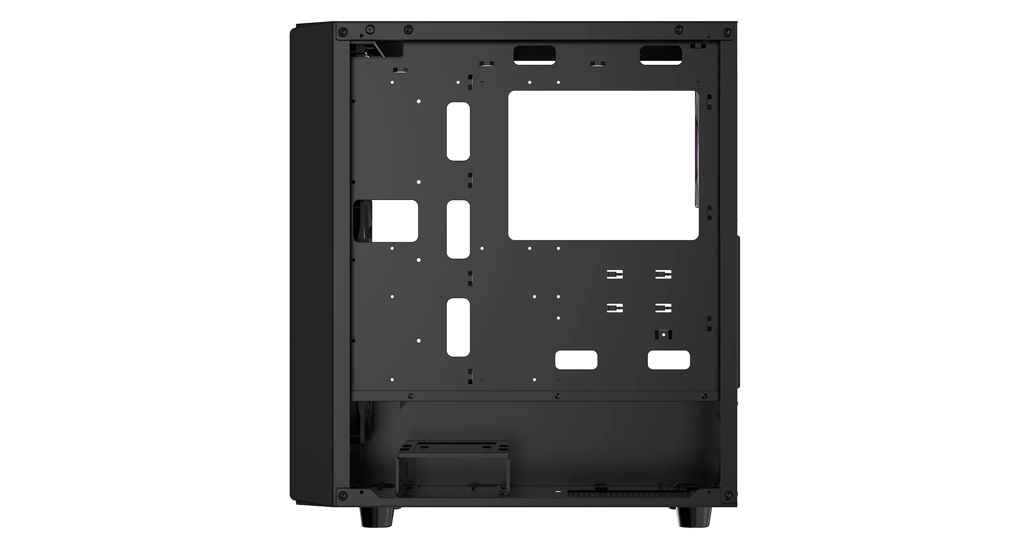 Корпус Ocypus Gamma C70 BK ARGB ATX/mATX/ITX 2xUSB Черный Gamma-C70-BKG400XX-GL — фото 6