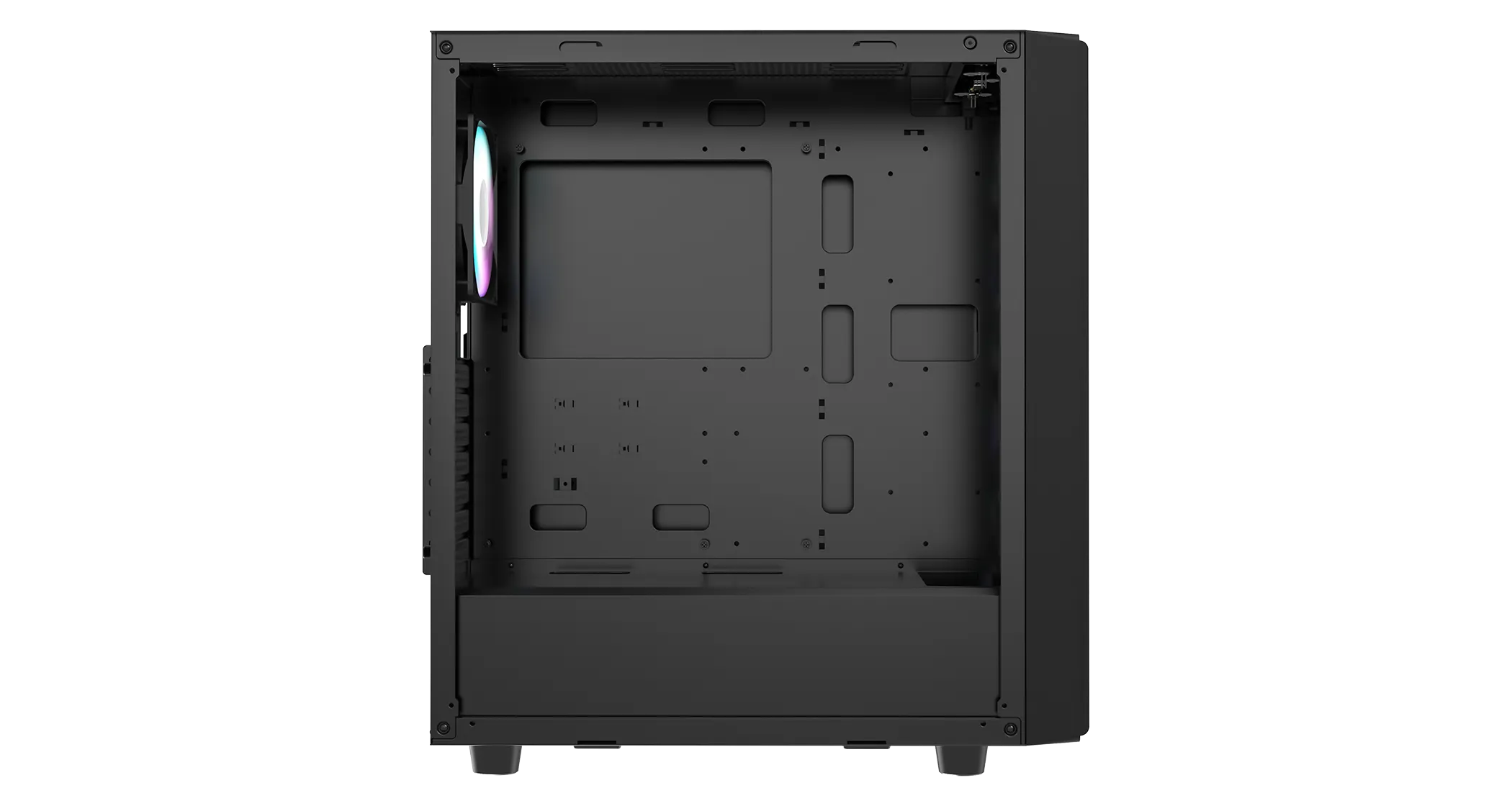 Корпус Ocypus Gamma C70 BK ARGB ATX/mATX/ITX 2xUSB Черный Gamma-C70-BKG400XX-GL — фото 5