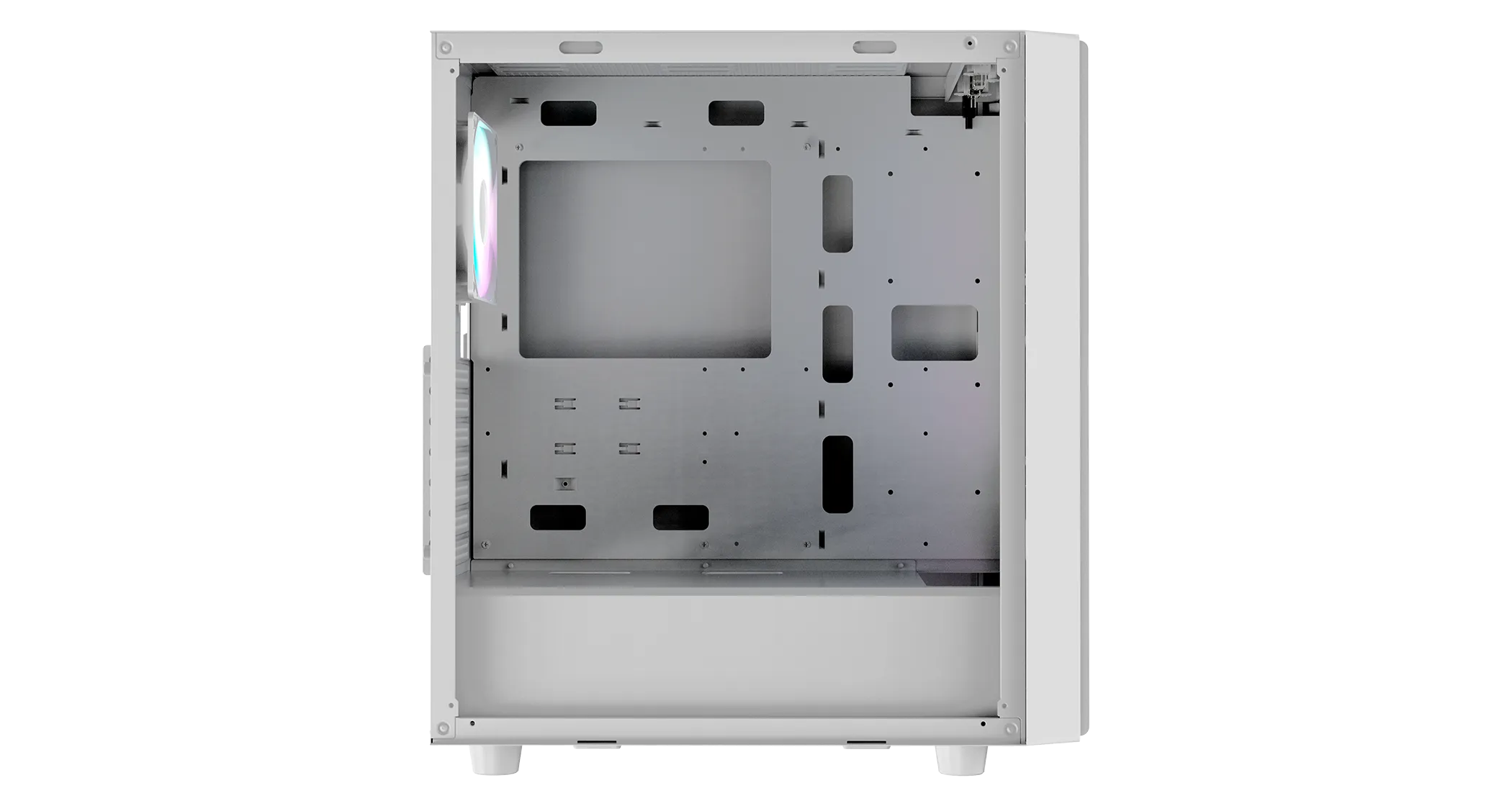 Корпус Ocypus Gamma C70 WH ARGB ATX/mATX/ITX 2xUSB Белый Gamma-C70-WHG400XX-GL — фото 5