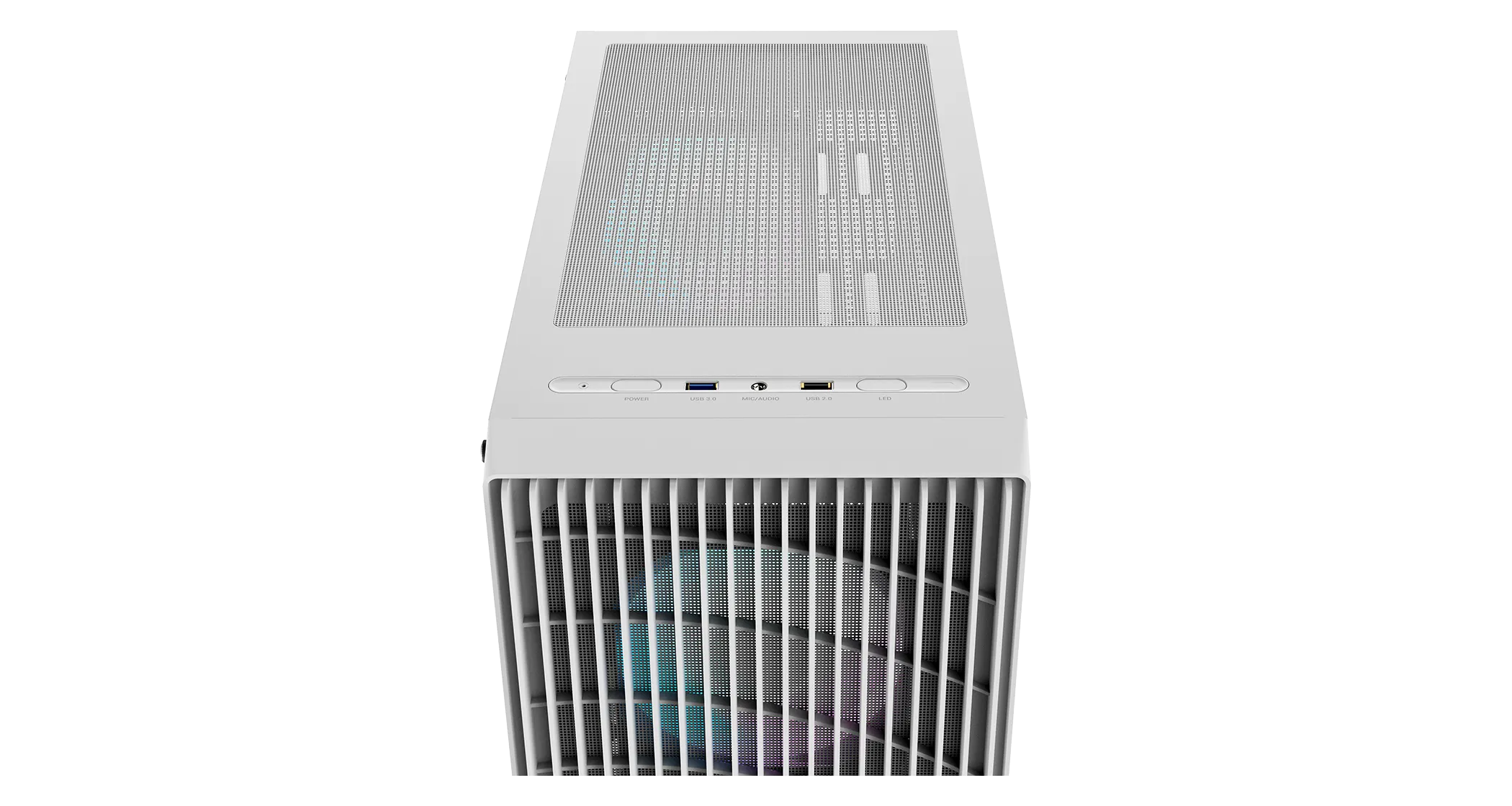 Корпус Ocypus Gamma C70 WH ARGB ATX/mATX/ITX 2xUSB Белый Gamma-C70-WHG400XX-GL — фото 7